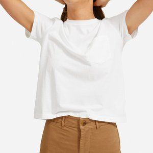 EUC Everlane Organic Cotton Box-Cut Pocket Tee - M